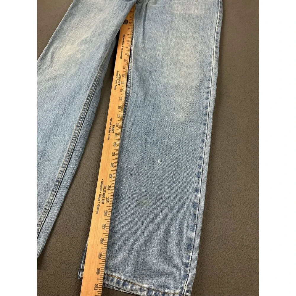 Vintage Levis 505 Jeans Mens 34x32 Light Blue Straight Regular Denim USA Y2K